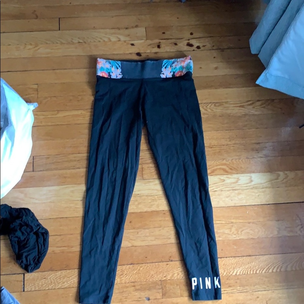 Worn Pink Yoga Leggings Size M